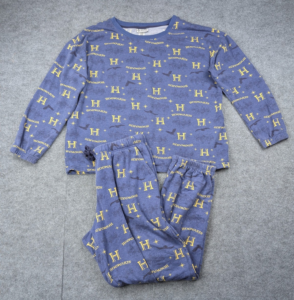 Wizarding World Harry Potter Pajama Set Womens Medium Hogwarts Novelty Lounge